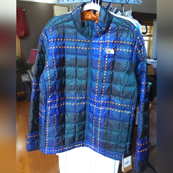 THE NORTH FACE Men's Plaid Print Thermoball Jacket NWT - XL - Picture 5 of 14